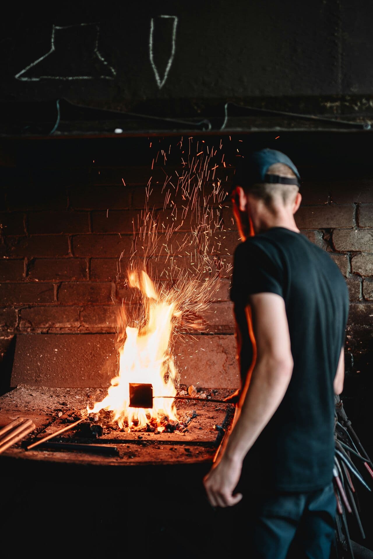 Blacksmith at the forge